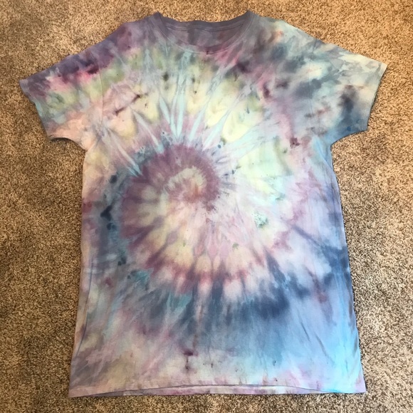 Custom Tie Dye Tshirt Unisex Size Large - Picture 2 of 10